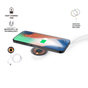 Simple transparent surface round wireless charger